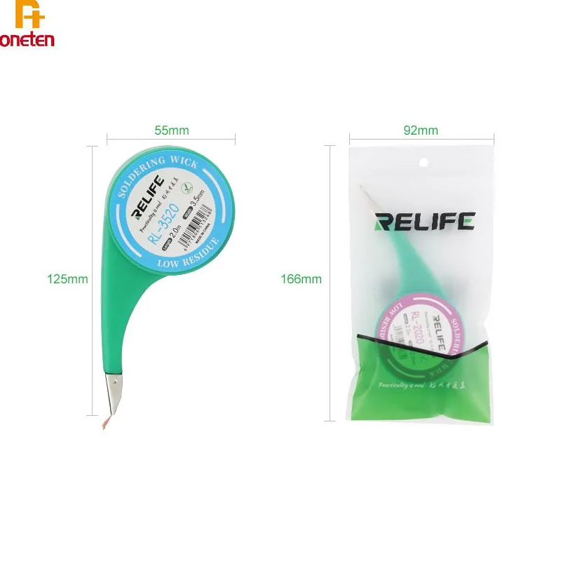 Оплетка для удаления припоя Relife ремонта iPhone BGA RL1520 RL2020 RL2520 RL3020 RL3520 | Инструменты