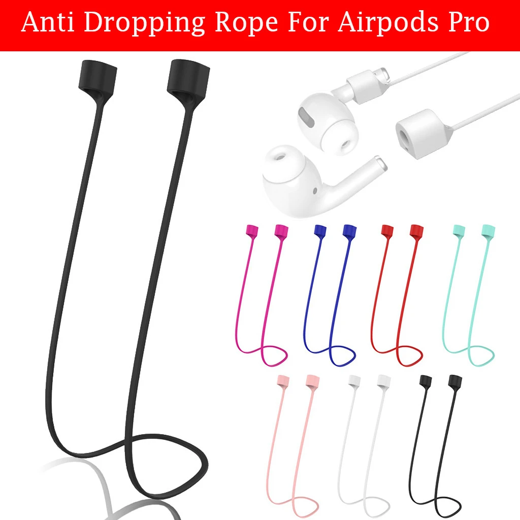 Airpods Pro tape is easy to carry beautiful anti-falling cord headphones with soft silicone People like it 1101#A