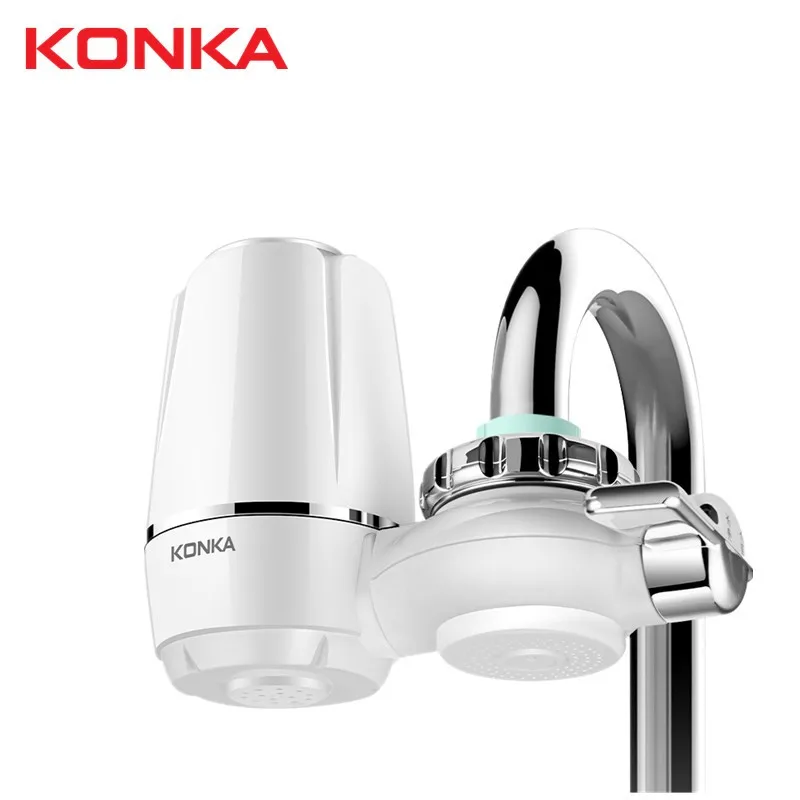 KONKA-purificador de agua para grifo de cocina, percolador de cerámica lavable, Filtro de agua, eliminación de bacterias y óxido, Filtro de repuesto