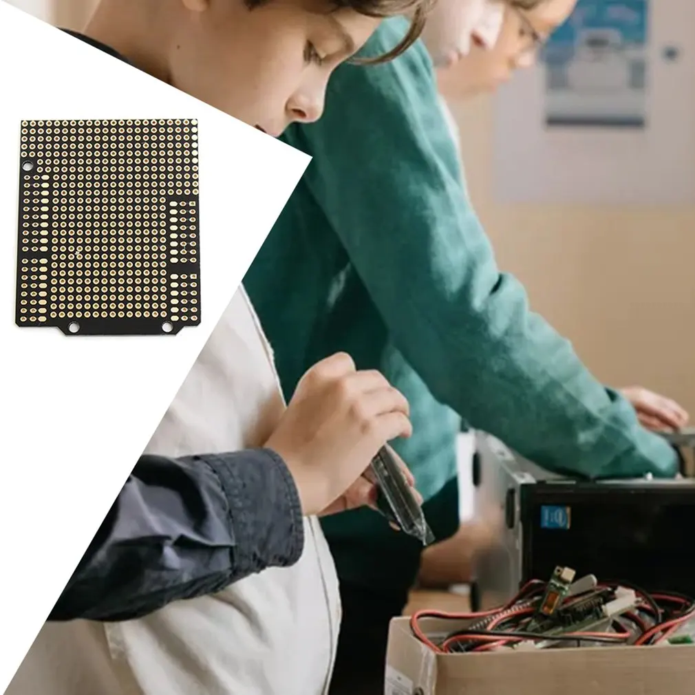 Материал подложки из стекловолокна Arduino Proto щит прототип Плата расширения Pcb