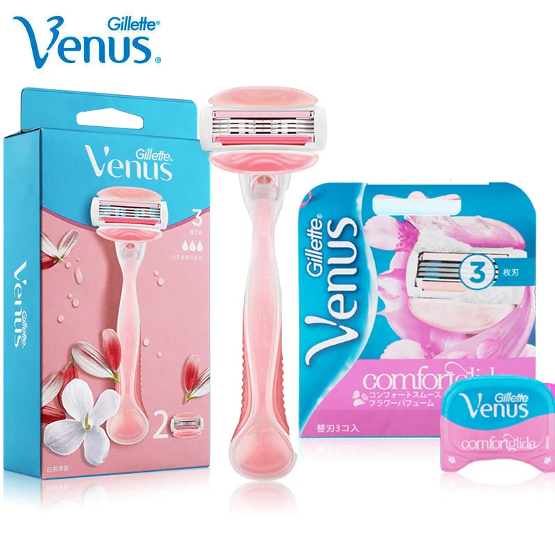 Сменные лезвия для бритвы Gillette Venus 3-слойные женской удаления волос с тела |