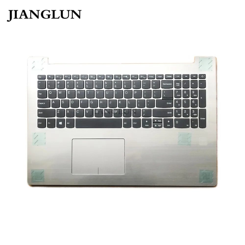 Palmrest with US Keyboard & Touchpad For Lenovo ideapad 330-15 330-15ikb Silver Color_副本
