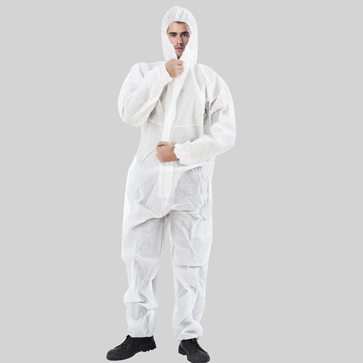 PPE Reusable Coverall Hazmat Suit Protective Suit Disposable Protection Clothing Anti Bacterial Work Medical Isolation Suit PPE Reusable Coverall Hazmat Suit Protective Suit Disposable Protection Clothing Anti Bacterial Work Medical Isolation Suit