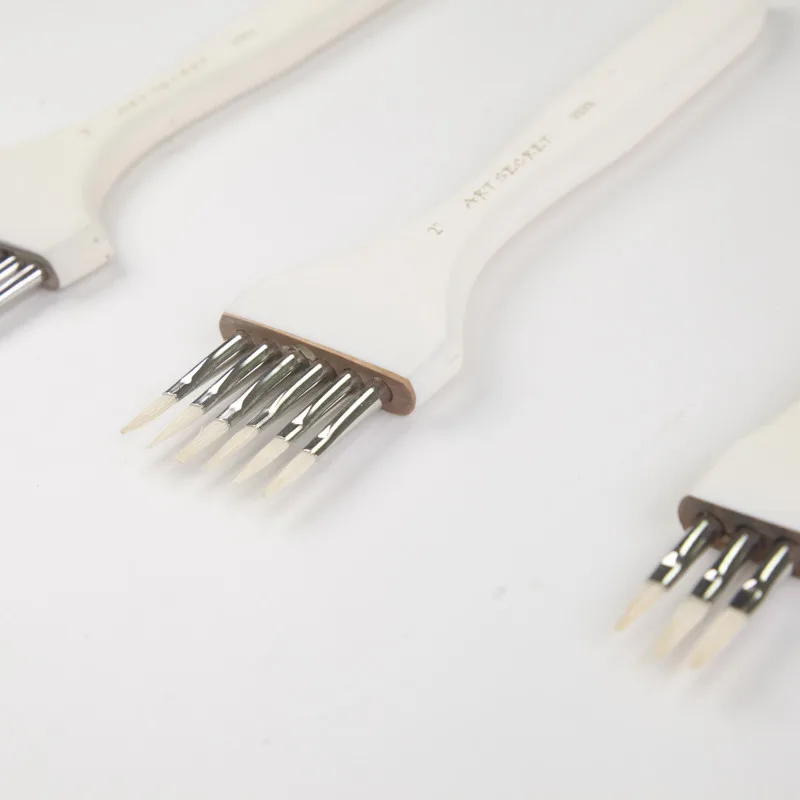 Artsecret Fork Head Oil Paintbrush 2029 2031 Three Five Or Ten Bristle