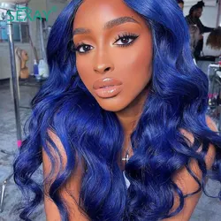 Sexay Solid Blue Human Hair Weaves 4 Pcs 28 Inch Sapphire Remy Brazilian Body Wave 3 Bundles Royal Blue Hair Weave Extensions