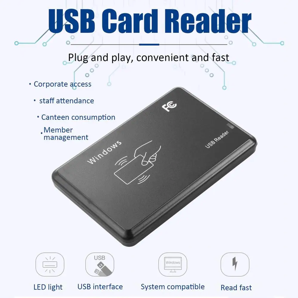 USB 13,56 МГц RFID считыватель карт программист горелка+ 3 ID ключа пряжки+ 3 ID карты смарт-карты привод бесплатно