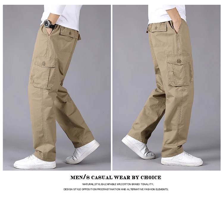 cargo pants Trousers for men 2021 new Branded men's clothing sports pants for men Military style trousers Men's Men's pants khaki trousers