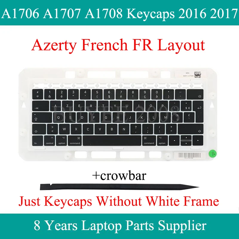 Оригинальный чехол для ноутбука Macbook Pro Retina A1706 A1707 A1708 английская Кепка ключей 2016