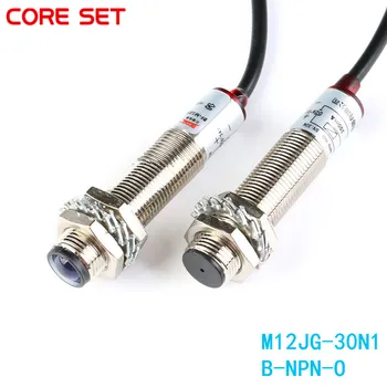 

1 Pair M12 Laser Photoelectric Switch NPN M12JG-30N1 Laser Sensor Switch Waterproof DC 20 meters Distance Normally Open B-NPN-O