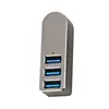 Aluminum Alloy Mini 3 Port USB 3.0 Hub Rotary USB Splitter Adapter for PC Laptop ► Photo 2/6