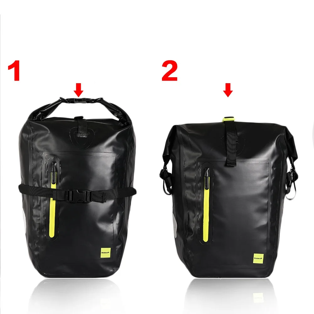 Bicycle Bags Rear Cargo Racks Rainproof Bag 25L MTB Mountain Bike Trekking Multipurpose Outdoor Sports Cycling Storage Bag