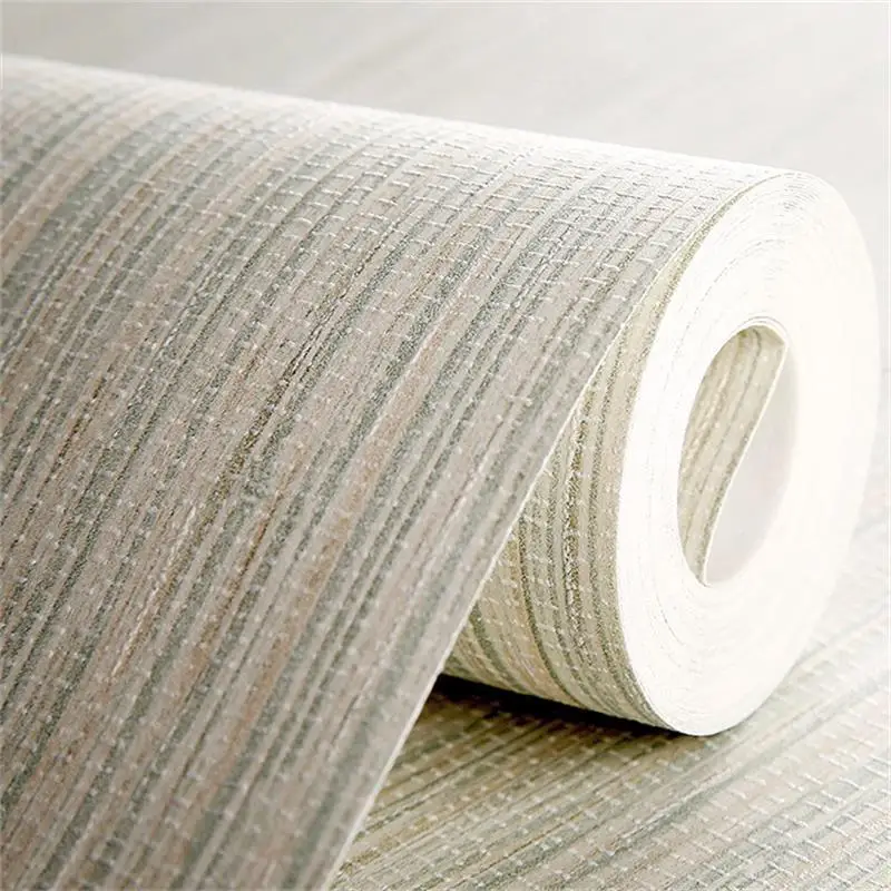 

Gray 3D Plain Color Stripes Non-woven Wallpaper Living Room Television Background Wall Wallpaper Decoration Main Material