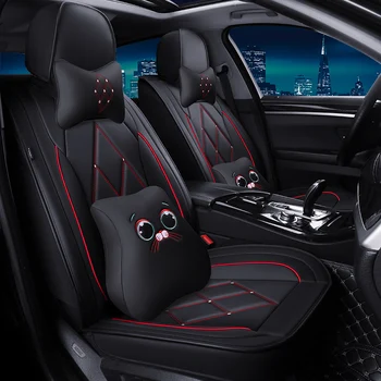 

Full Coverage Eco-leather auto seats covers PU Leather Car Seat Covers for chevrolet lacetti lanos malibu onix optra spin