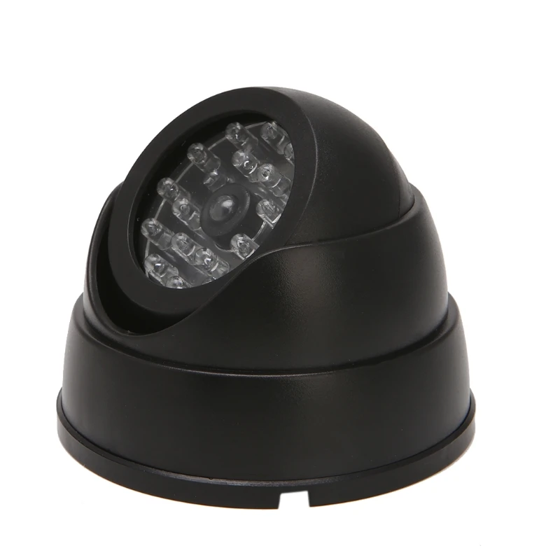 Манекен имитация купола CCTV камеры безопасности ложный ИК 20 светодиодов мигающий красный свет
