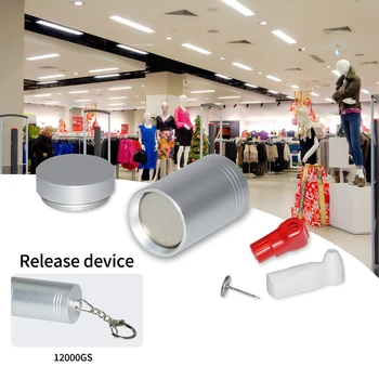 

12000GS Security EAS Tag Remover Super Magnet Mini Security Golf Detacher Hook Key Lockpick Anti-Theft Opener