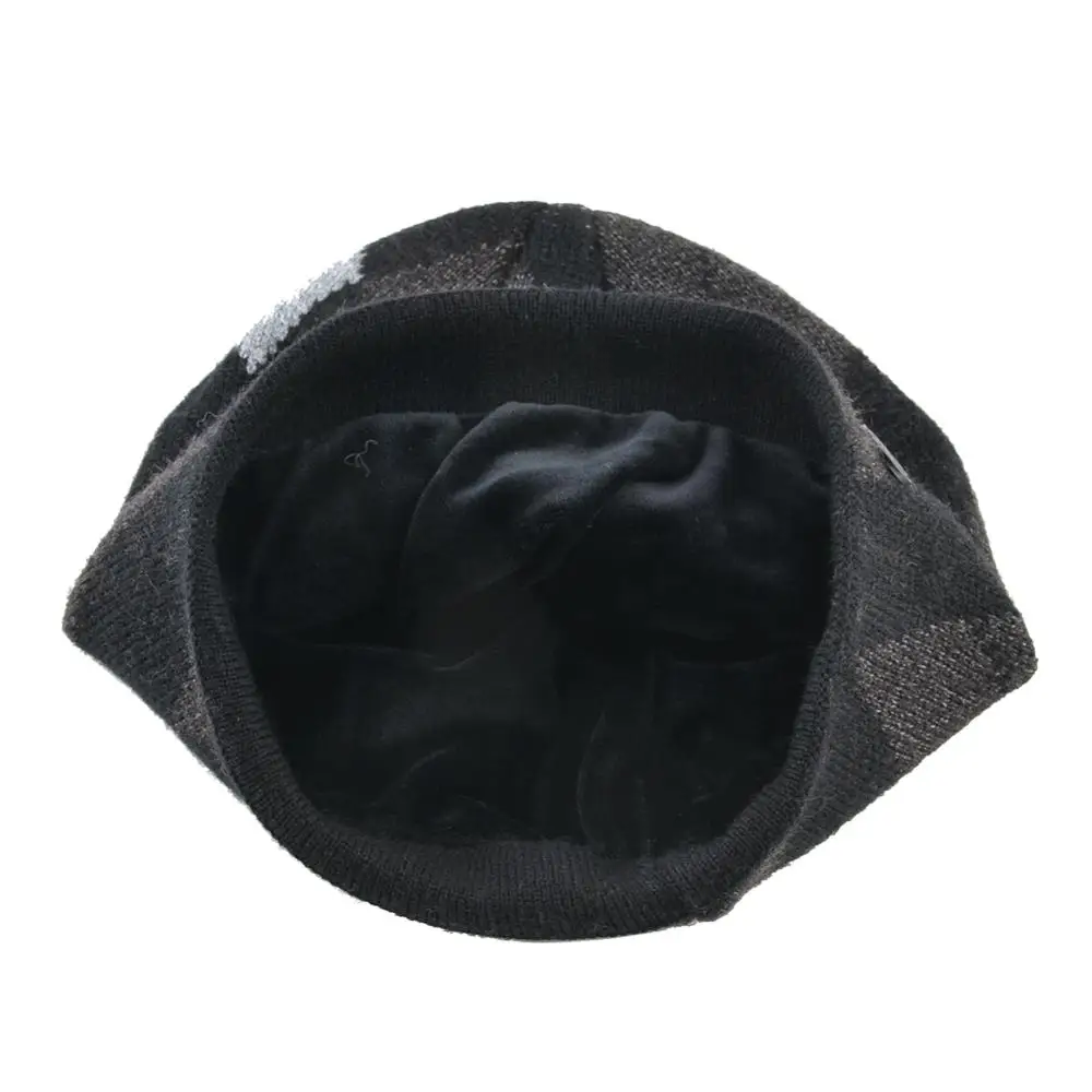 TQMSMY теплые шапочки Skullies мужские модные вязаные клетчатые теплые зимние шапки трикотажный детский чепчик Gorras толстый бархат Skullcap для женщин TMB28