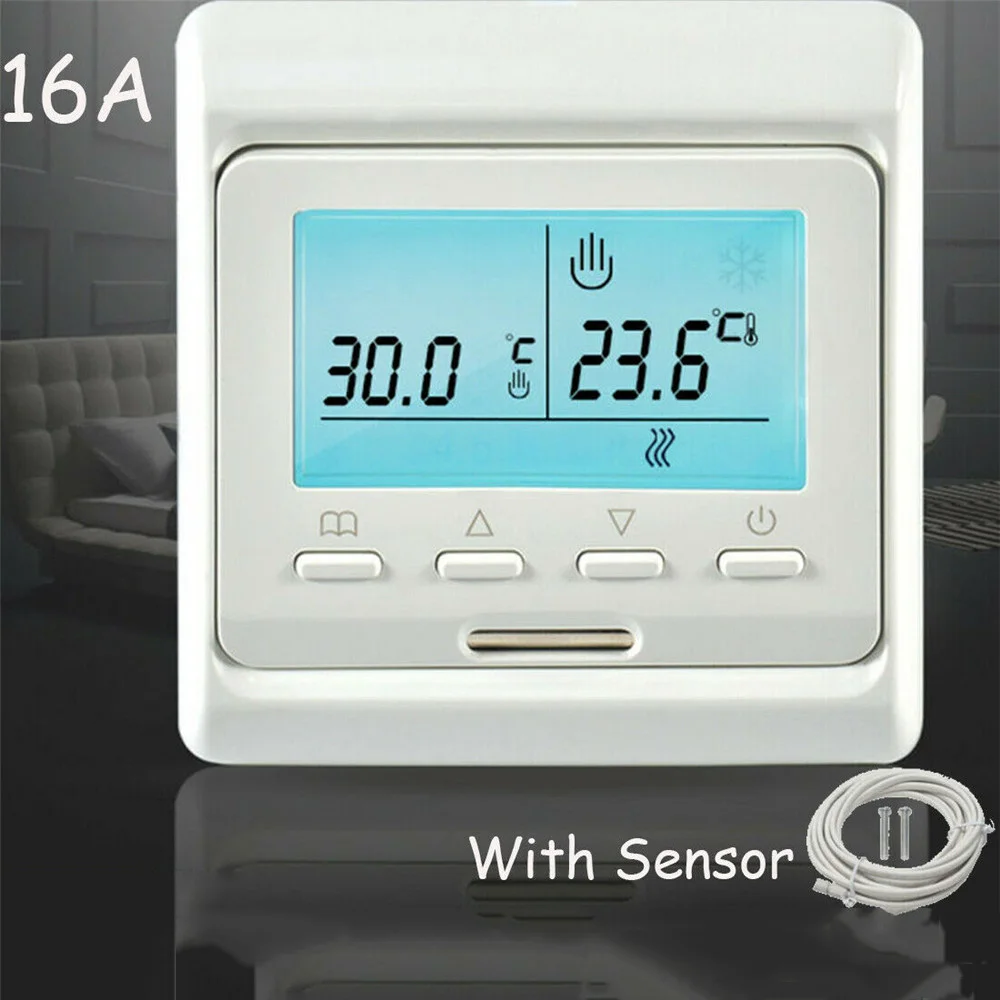 

Digital Underfloor Heating Thermostat Temperature Controllers Programmable Touch