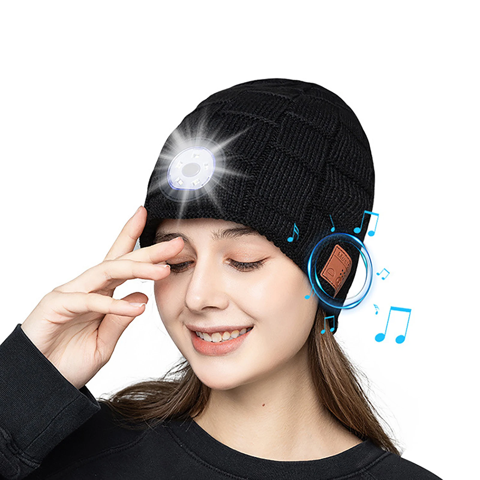 Wireless BT Led Light Hat USB 