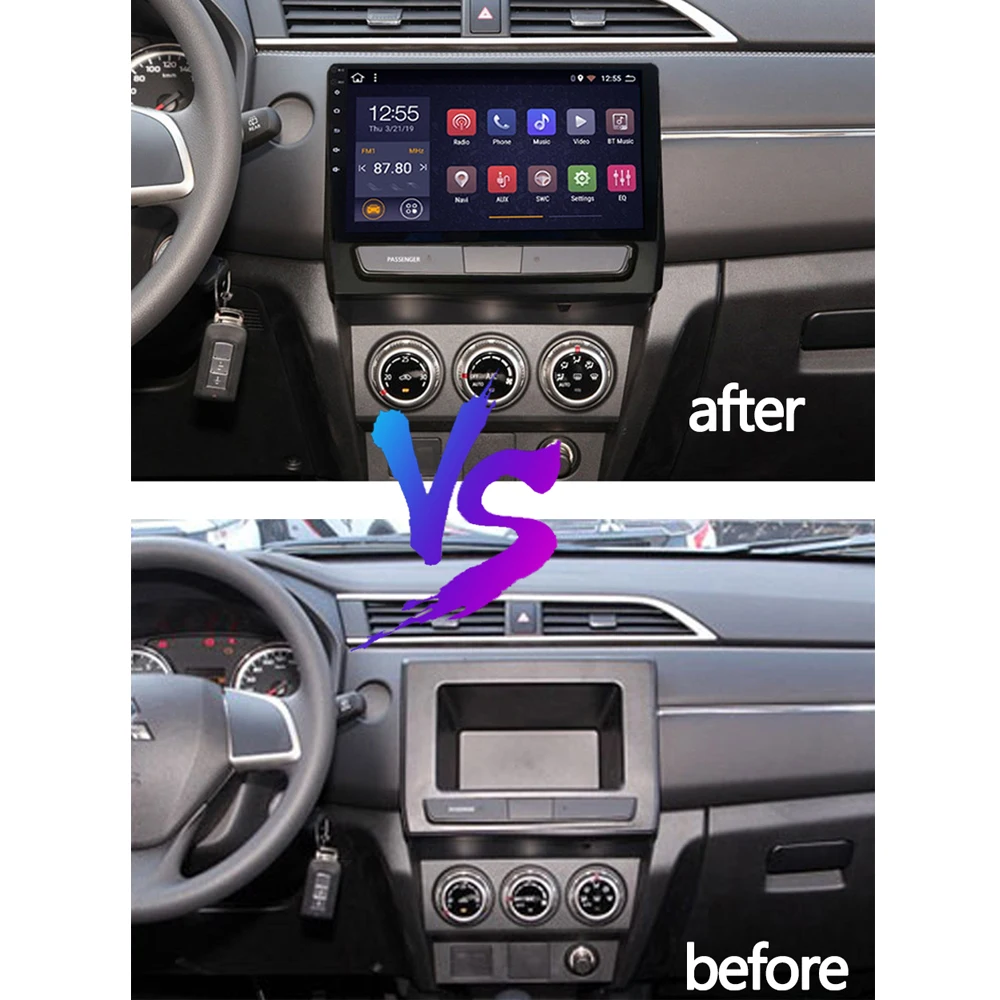 9 Inch 2.5D Android 8.1 Head Unit Car Radio Stereo WiFi GPS Multimedia Player For Mitsubishi ASX 2020