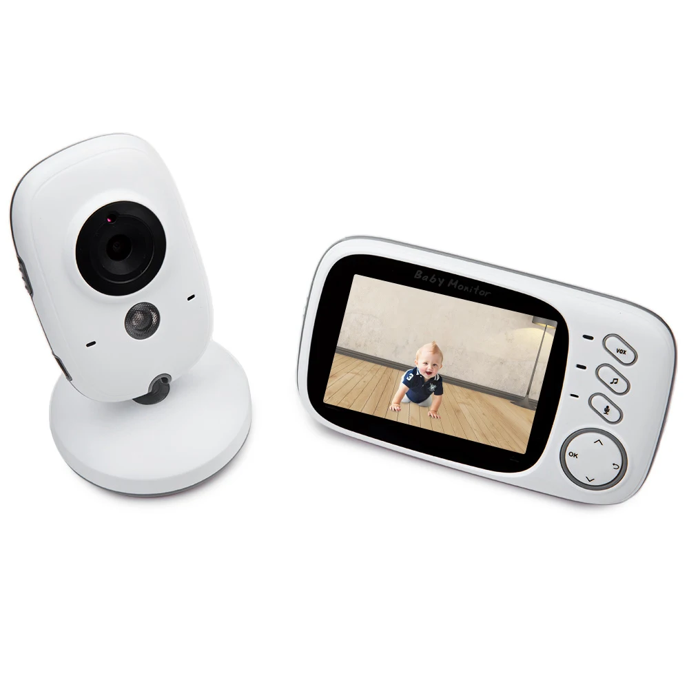VB603 monitor bebe Wireless Video Color Baby Monitor High Resolution Baby Security Camera Night Vision Temperature Monitoring