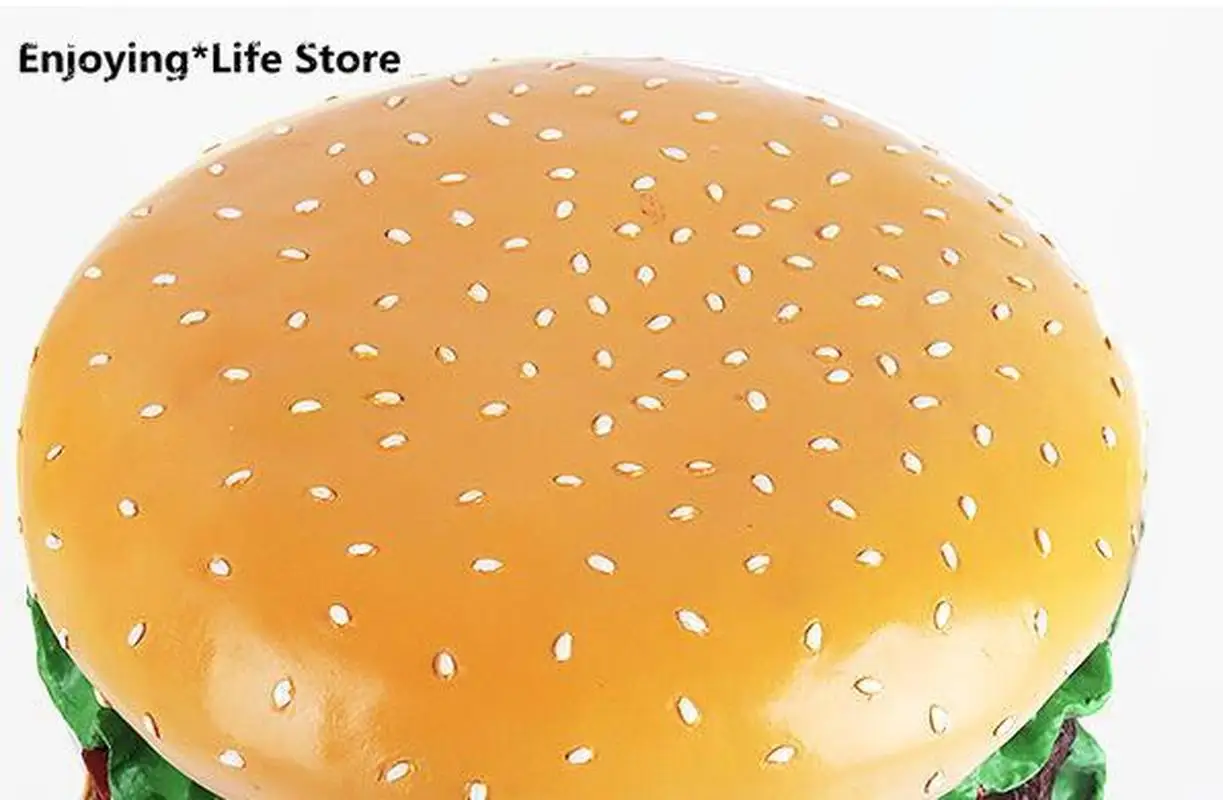 Creative Hamburg Stool Footstool Footstool Family Indoor Living Room Floor Ornaments Home Soft Decoration Furnishings
