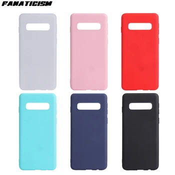 

300pcs Matte silicone soft Candy color Case for Samsung S20 Ultra S20 Plus S10e S8 S9 S10 Plus S6 S7 Matte Soft Back Cover Cases