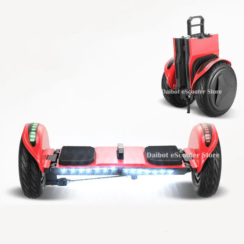 Daibot Hoverboard 10 Inch Two Wheel Self Balancing Scooters 36V 500W Off Road Folding Electric Scooters Adults Bluetooth Speaker  (18)