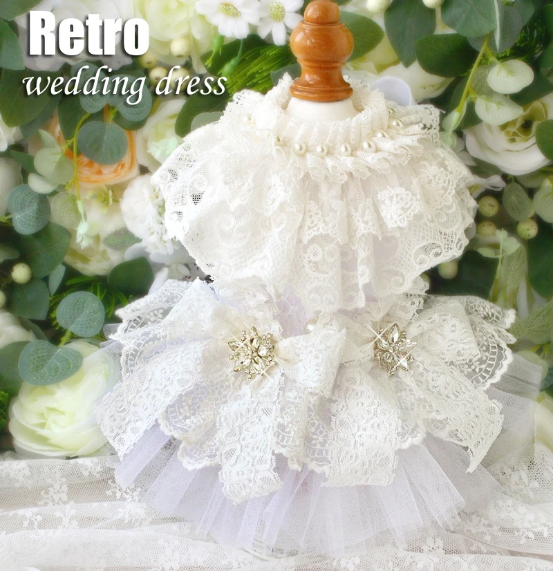 wedding dress with cats on it