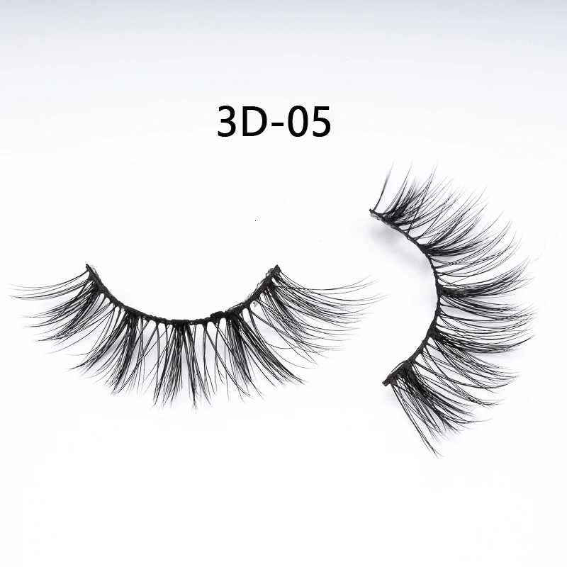 3D05 DORADOSUN 5 пар полные полосы ресницы для вечерние из искусственной норки натуральные ресницы для салона красоты Мягкие 3D - Цвет: 3D05
