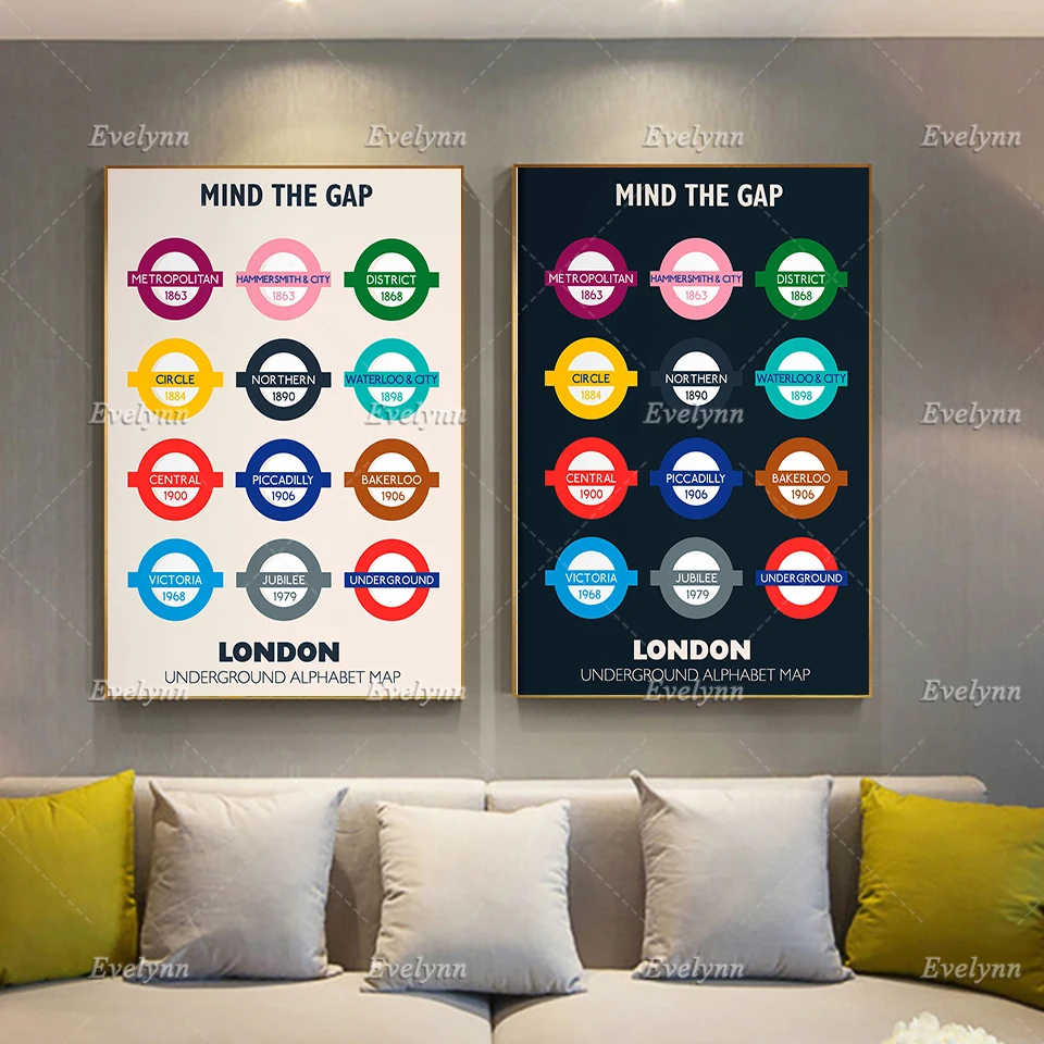 モダン ストリート ロンドンアンダーグラウンド サブウェイ アート