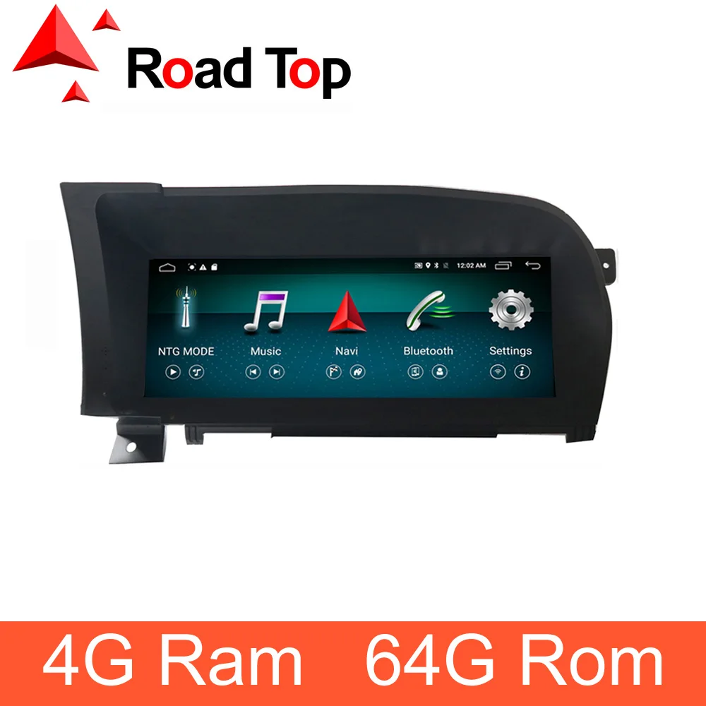 Top New UI 4G Ram 10.25 inch Android Screen with GPS Navigation Radio Stereo Bluetooth for Mercedes Benz S Class W221 Comand Screen 0