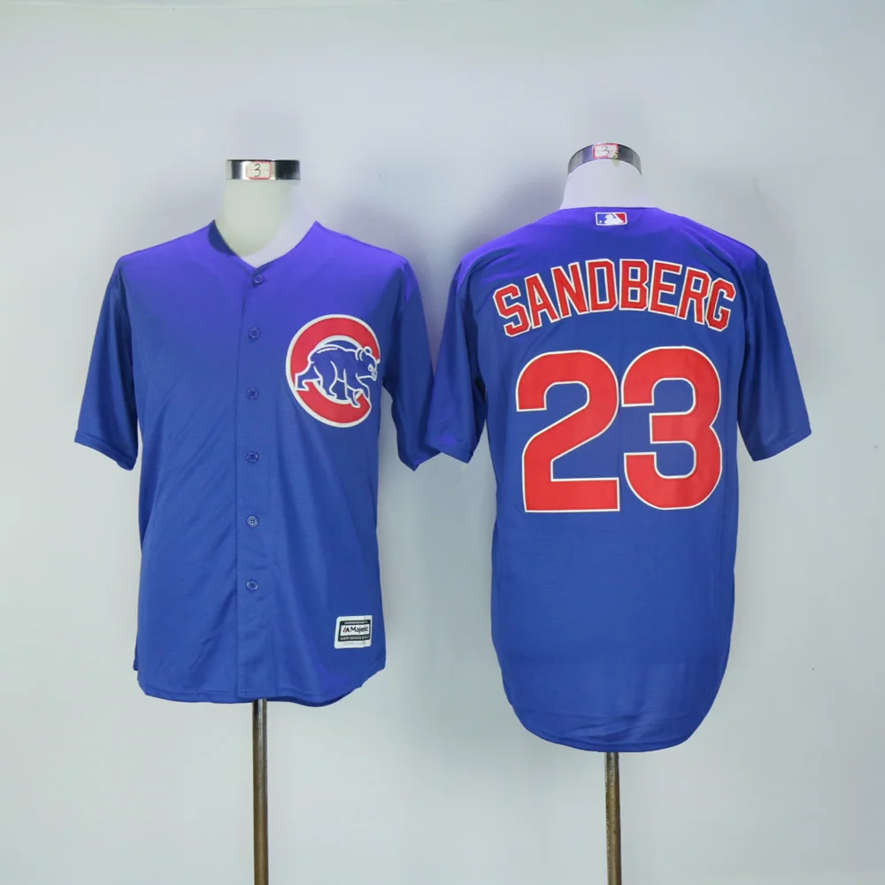 Оранжевый Мужская майка Chicago Javier Baez Anthony Rizzo Kris Bryant Ryne Sandberg FLEX& Cool Base - Цвет: Оранжевый