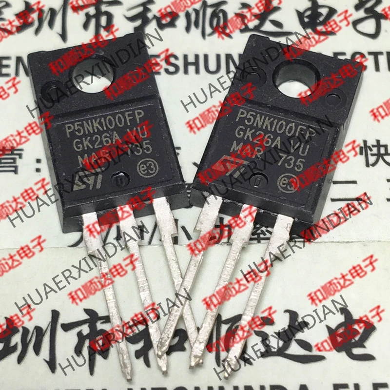 10 шт./лот и P5NK100FP STP5NK100FP TO-220F 1000V 3.5A
