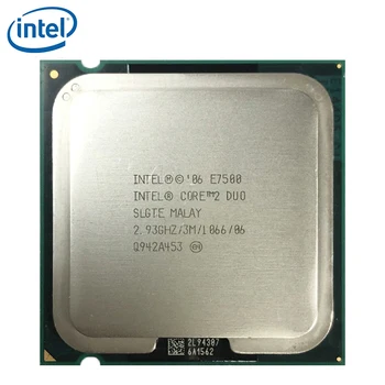 

Intel Core 2 Duo Processor E7500 2.93GHz LGA 775 Dual-Core Desktop CPU Intel central processing unit tested 100% working