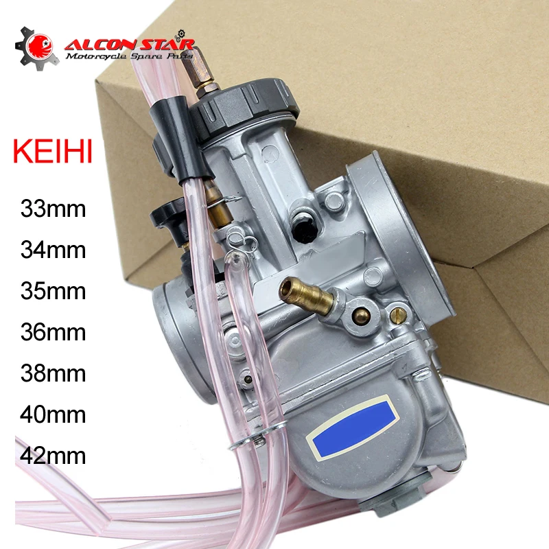 Мотоциклетный карбюратор Keihi Alconstar 33 34 35 36 38 40 42 мм для мотоцикла 2T/4T скутер