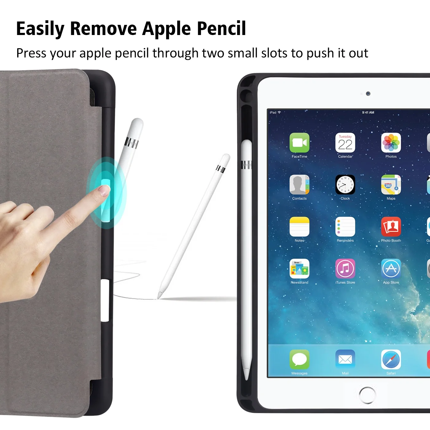 Чехол для iPad 6 го поколения 9 7 2018 Pro 11 чехол с держателем карандашей 10 2 2019 5 Air 3 Coque