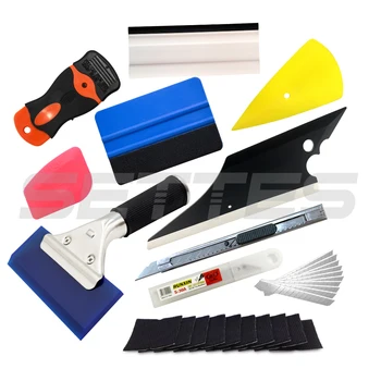 

Carbon Fiber Car Tools Vinyl Wrap Film Sticker Wrapping Tools Window Tint Foil Magnetic Stick Squeegee Razor Scraper Cutter Knif