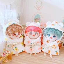 

20cm Plush Doll Quilt Swaddle Sleeping Bag 20cm Star Doll Quilt Double-sided Girls Gift