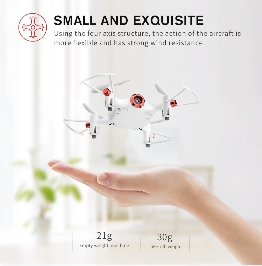 Мини Дрон SYMA X20W Квадрокоптер 2 4G 4CH 6 aixs Gyro с FPV в режиме реального времени