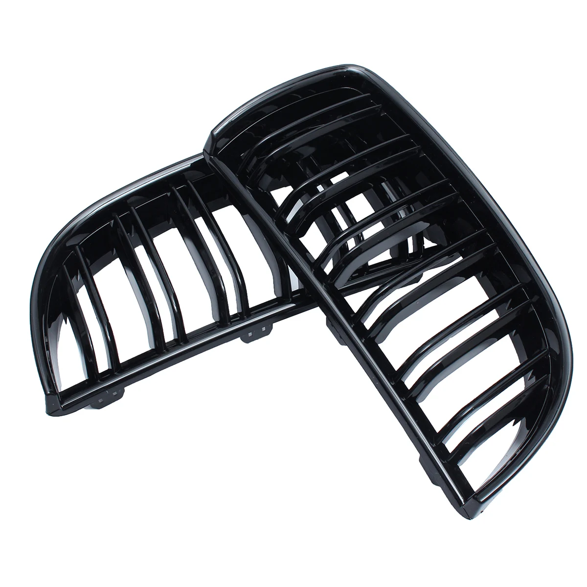 Front Kidney Grille Front Grille Kidney Grille Trim Kit Pair For BMW E90-E91 3 Series 2004-2007/E60-E61 2003-2010/E39 97-03/F10-F11 F18 09-17/F32 13-17/F20