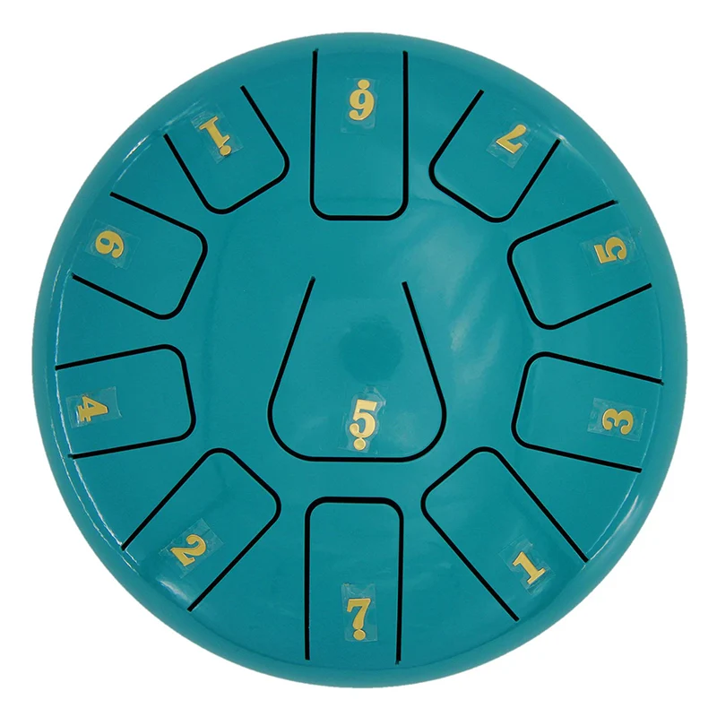 8 Inch 11 Tones Steel Tongue Drum with 1 Pair Mallets Storage Drum Bag Percussion Musical Instruments Hand Pan