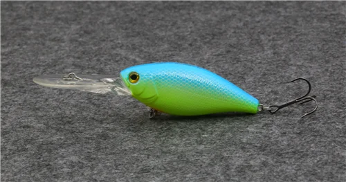 Le Fish Long Lips Crank Fishing Lure 80mm 26g Fishing Wobblers Tackle Japan Artificial Hard Bait Bass Crankbait Pesca with VMC - Цвет: COLOR C