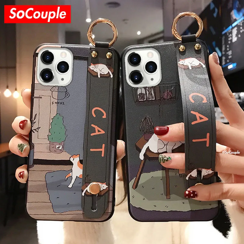 SoCouple чехол для iphone X XR Xs max 11 12 Pro Max 8 7 6S 6 Plus SE из мягкого ТПУ Забавный телефона с