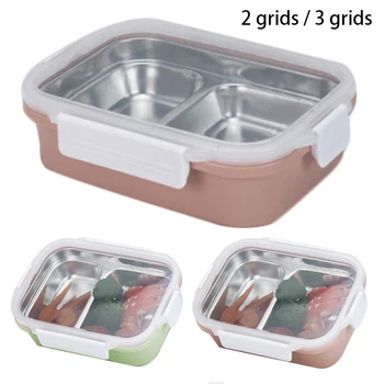 

Carton Lunch Box For Kids Student Japanese 304 Stainless Steel Bento Box Leak-Proof Children Bento Lunch Box Food Container Box
