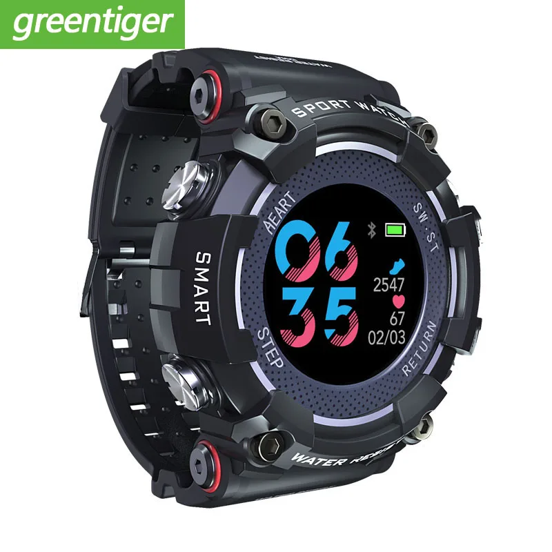 MX16 цветной экран спортивные Смарт-часы IP68 Водонепроницаемый Bluetooth напоминание о звонках для мужчин мониторинг сердечного ритма Смарт-часы для Ios Android