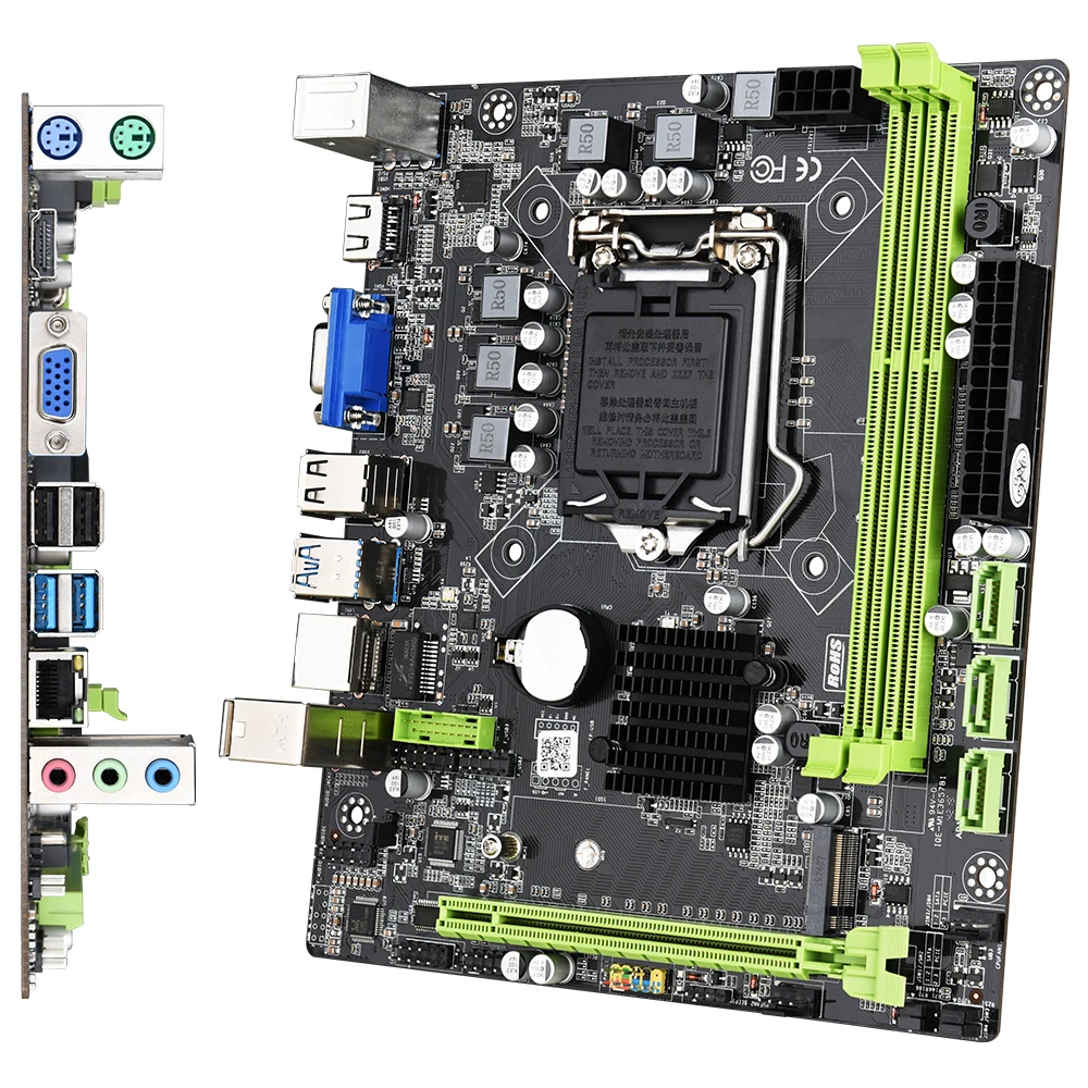 Материнская плата JINGSHA H310C поддерживает процессор Intel Core LGA 1151 Поддержка 1* интерфейс PCIE 16X DDR3 ПАМЯТЬ для рабочего стола Макс 16 Гб