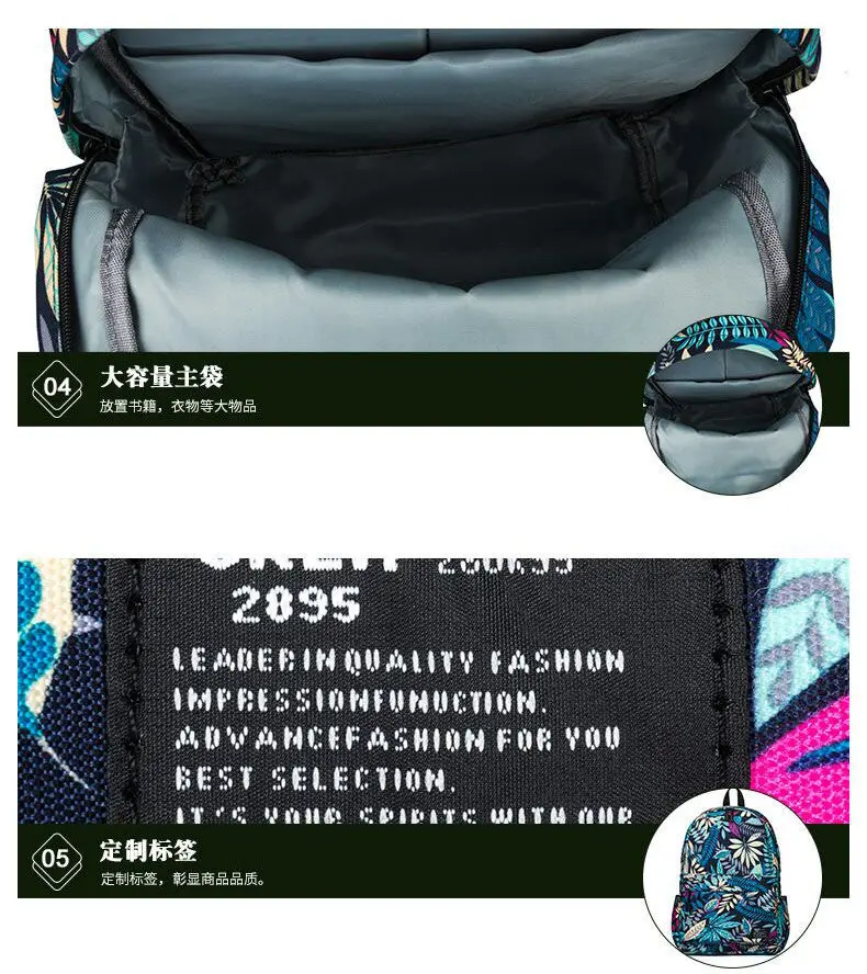 Модные женские Оксфордские рюкзаки для девочек-подростков, рюкзак для путешествий, школьные компьютерные сумки для мужчин, школьные ранцы с принтами Mochila