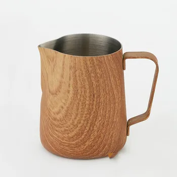 

Coffee Milk Jug Graining Stainless Steel Frothing Pitcher Pull Flower Cup Espresso Frothers Mug Coffee Barista Tools WY51930