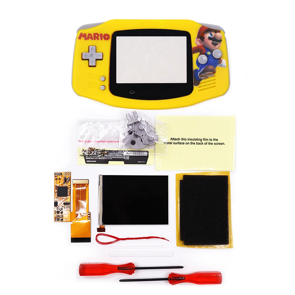 Display lcd para nintendo gameboy advance, tela