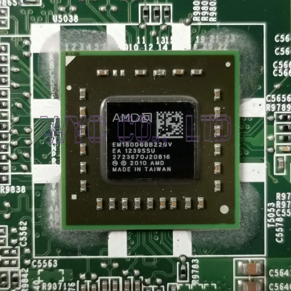 Toshiba satellite C805D C845D ноутбук материнская плата DDR3 EM1800 DABY7DMB8C0 A000221210